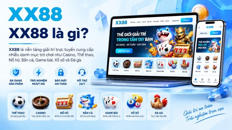 Trang chủ XX88 với các danh mục sản phẩm và hướng dẫn